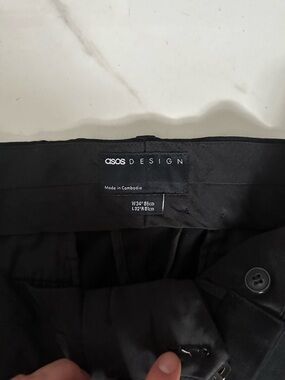 ASOS Black Men’s Dress Pants W34 L32